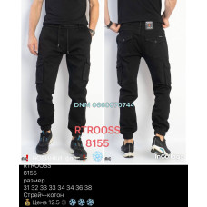 Rtrooss  Джогери джинси чорного кольору фліс утеплені зима Jogger 31-38 8155