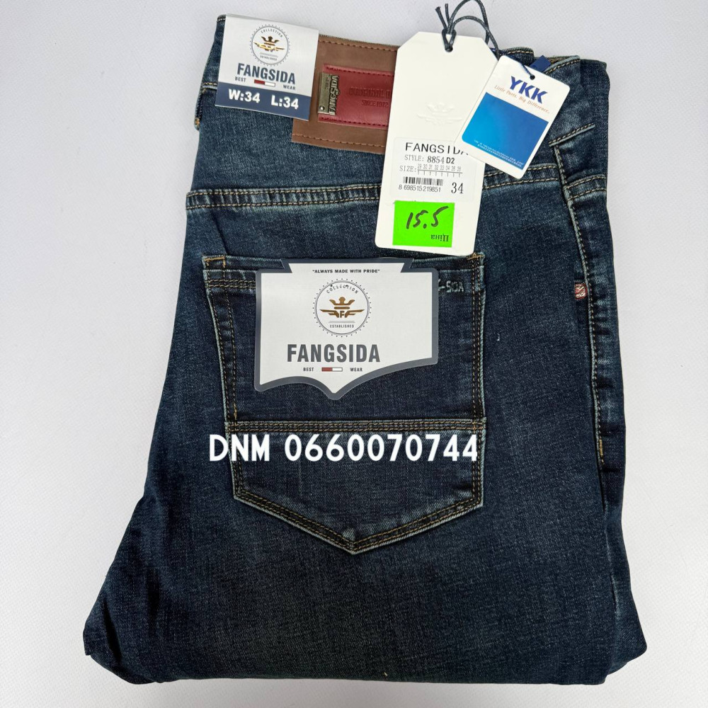 Fangsida  Класичні джинси синього кольору Classic fit 29-38 8854