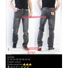 Fangsida  Класичні джинси сірого кольору Classic fit 32-42 8781