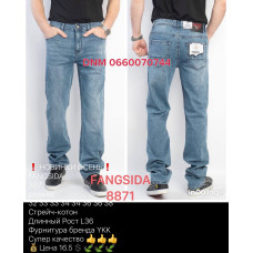 Fangsida  Класичні джинси синього кольору Classic fit 32-38 8871