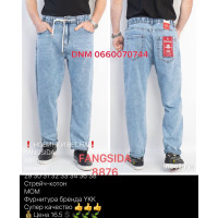 Fangsida  Мом джинси блакитного кольору Mom fit 29-38 8876