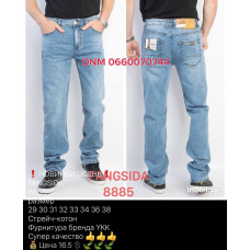 Fangsida  Класичні джинси блакитного кольору Classic fit 29-38 8885