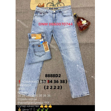 Fangsida  Класичні джинси блакитного кольору Classic fit 33-38 8888