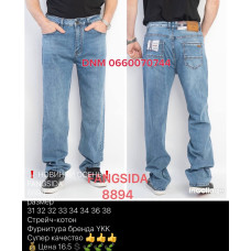 Fangsida  Класичні джинси синього кольору Classic fit 31-38 8894