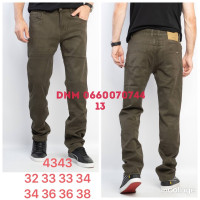Fangsida  Класичні джинси оливкового кольору Classic fit 32-38 4343