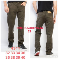 Fangsida  Класичні джинси оливкового кольору Classic fit 32-40 4344
