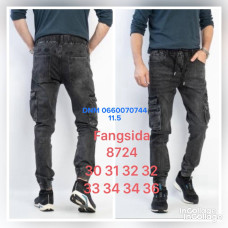 Fangsida  Джогери брюки сірого кольору Joggers 30-36 8724