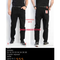 Fangsida  Мом джинси чорного кольору Mom fit 32-36 8813