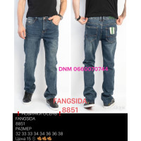 Fangsida  Класичні джинси синього кольору Classic fit 32-38 8851