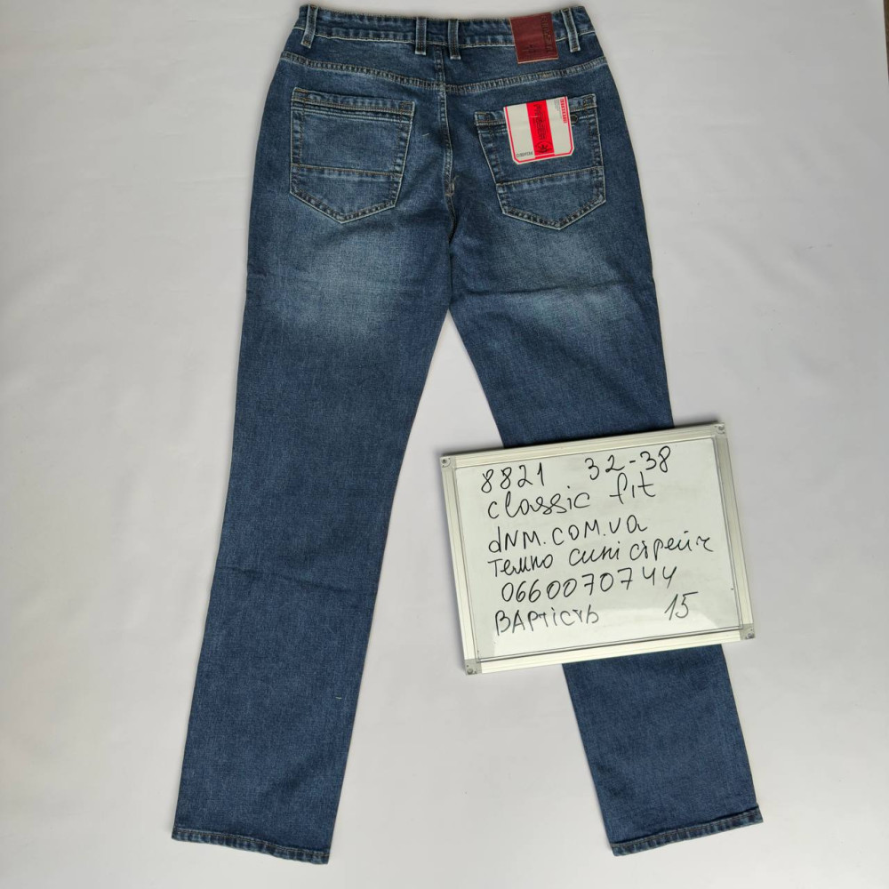 Fangsida  Класичні джинси синього кольору Classic fit 32-38 8821
