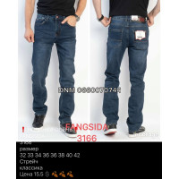 Fangsida  Класичні джинси синього кольору Classic fit 32-42 3166