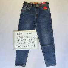 Fangsida  Мом джинси синього кольору Mom fit 32-42 8811