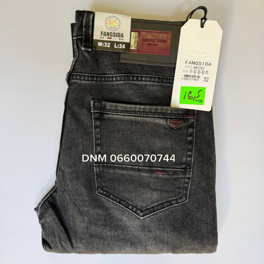 Fangsida  Класичні джинси сірого кольору Classic fit 32-38 8833