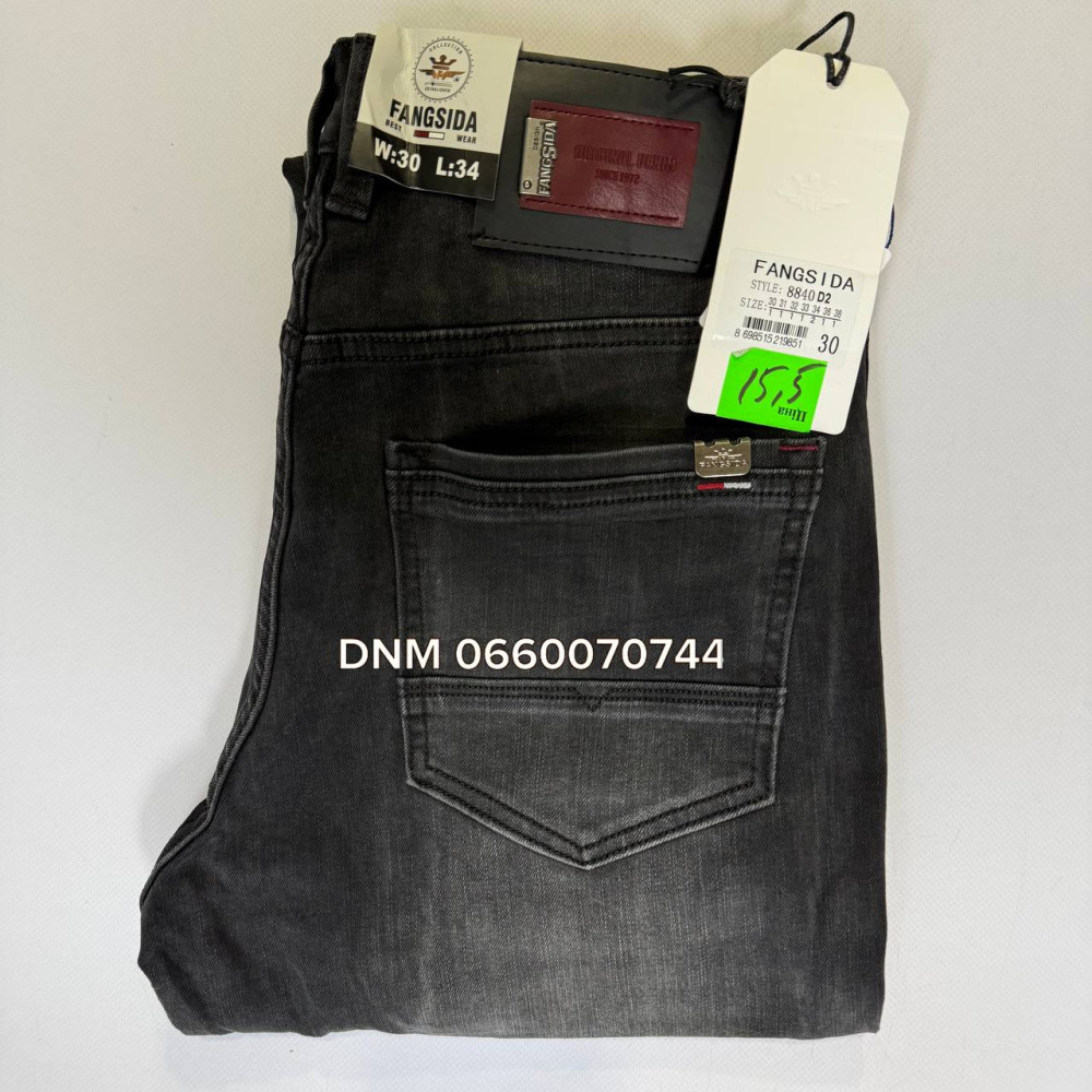 Fangsida  Класичні джинси сірого кольору Classic fit 30-38 8840