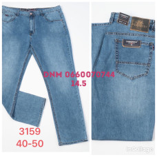 Fangsida  Класичні джинси синього кольору Classic fit 40-50 3159
