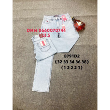 Fangsida  Класичні джинси блакитного кольору Classic fit 32-38 8791