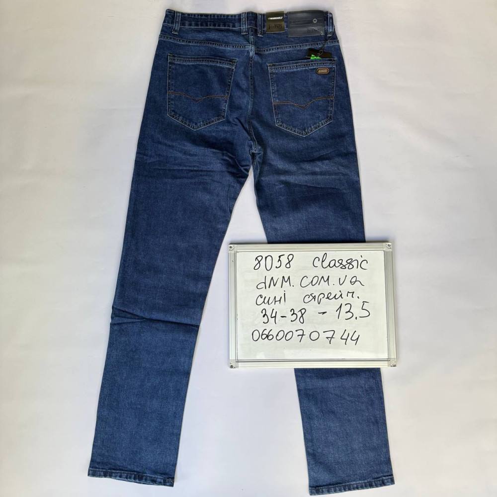 Feerars  Класичні джинси синього кольору Classic fit 34-38 8058