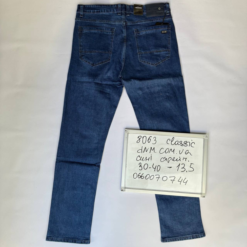 Feerars  Класичні джинси синього кольору Classic fit 30-40 8063