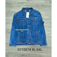 Forest Куртка джинсова синього кольору стрейч XL-6XL 1007