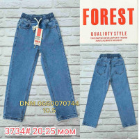 Forest Мом джинси підліткові блакитного кольору Mom fit 20-25 3734 
