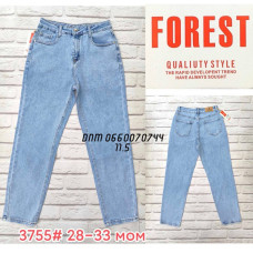 Forest Мом джинси блакитного кольору Mom fit 28-33 3755