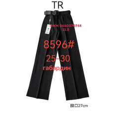Fudeyan Wide leg джинси чорного кольору стрейчеві 25-30 8596