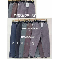 Fudeyan Мом джегінси брюки пояс на резинці стрейчеві 25-30 938