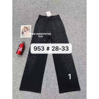 Fudeyan Wide leg джинси чорного кольору стрейчеві 28-33 953