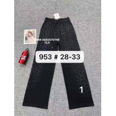 Fudeyan Wide leg джинси чорного кольору стрейчеві 28-33 953