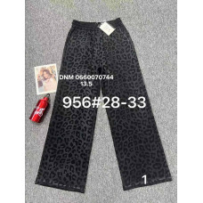 Fudeyan Wide leg брюки бавовняні сірого кольору пояс на резинці осінь 28-33 956