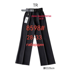 Fudeyan Wide leg джинси чорного кольору стрейчеві 28-33 8598