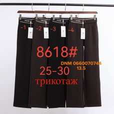Fudeyan Wide leg брюки трикотажні стрейчеві широкі 25-30 8618