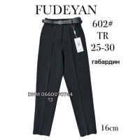 Fudeyan Мом джинси чорного кольору Mom fit 25-30 602