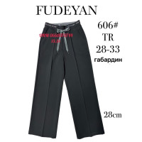 Fudeyan Класичні брюки чорного кольору штани Classic fit 28-33 606