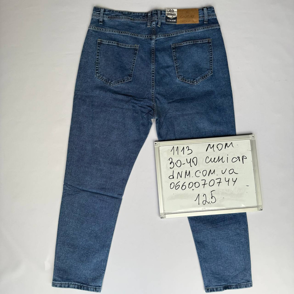 GaxGax Мом джинси синього кольору Mom fit 30-40 1113