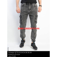 GaxGax Джогери брюки сірого кольору з боковими кишенями Jogger 32-38 1115