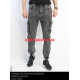 GaxGax Джогери брюки сірого кольору з боковими кишенями Jogger 32-38 1115