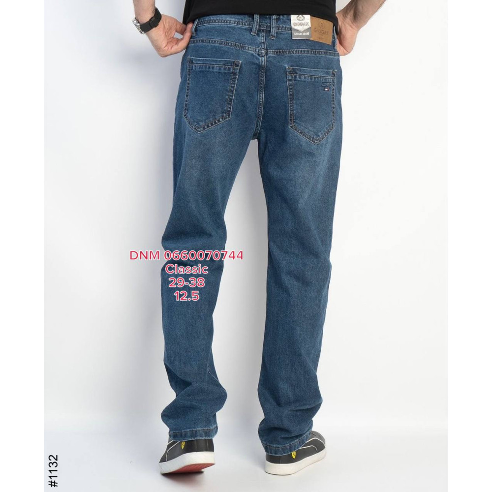 GaxGax Класичні джинси синього кольору Classic fit 29-38 1132