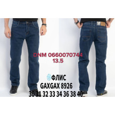GaxGax Класичні джинси синього кольору Classic fit 30-40 8926