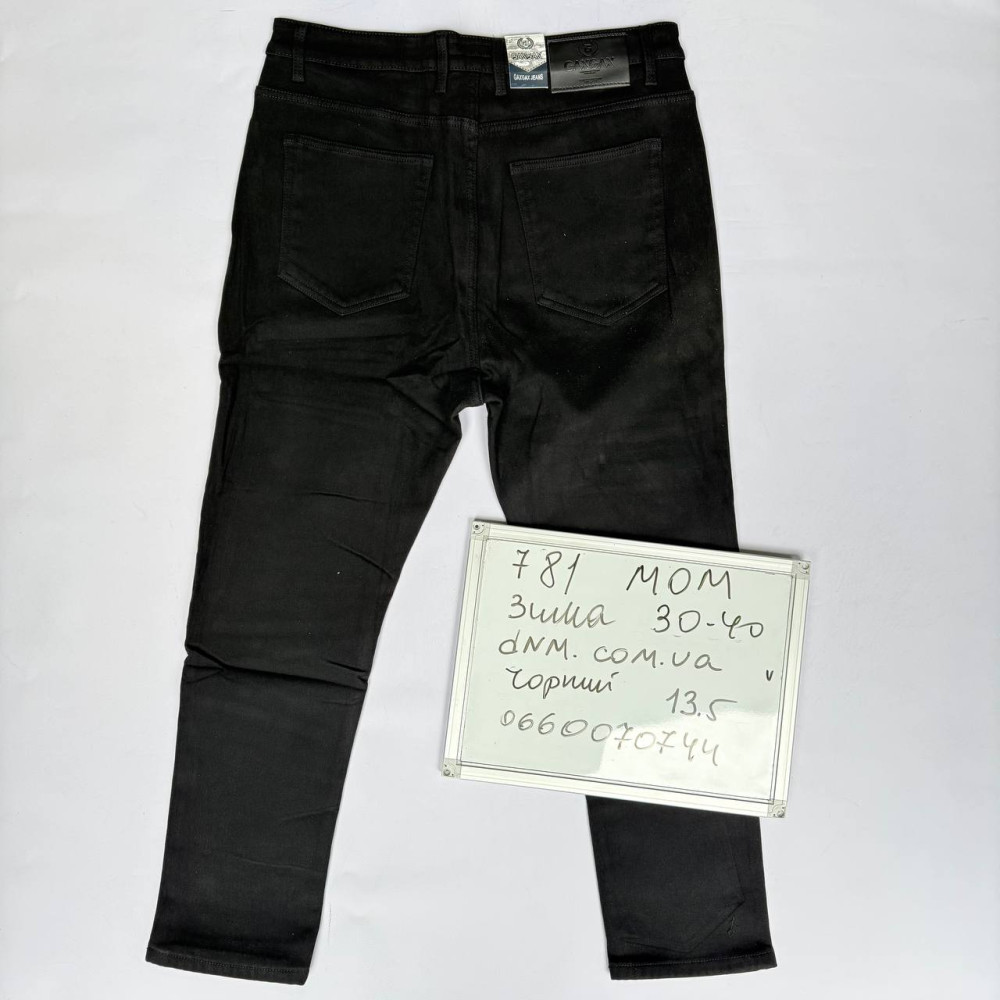GaxGax Мом джинси чорного кольору Mom fit 30-40 781