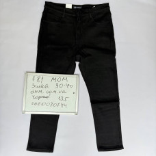 GaxGax Мом джинси чорного кольору Mom fit 30-40 781