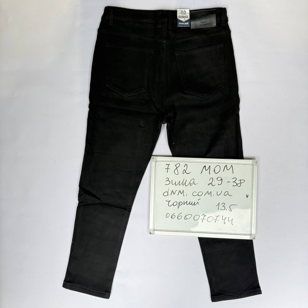 GaxGax Мом джинси чорного кольору Mom fit 29-38 782