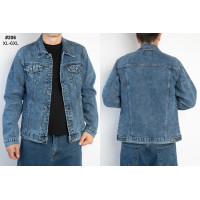 GaxGax Куртка джинсова синього кольору стрейч XL-6XL 206