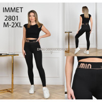 Immet  Легінси чорного кольору M-2Xl 2801 