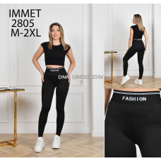 Immet  Легінси чорного кольору M-2Xl 2805 