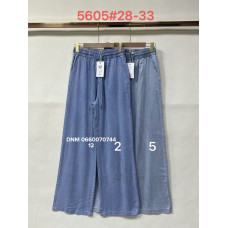 Immet  Wide leg брюки трикотажні холодний шовк холодок стрейч літо 28-33 5605
