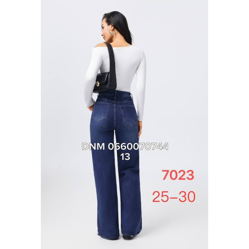 Jeleey  Wide leg джинси широкі синього кольору 25-30 7023