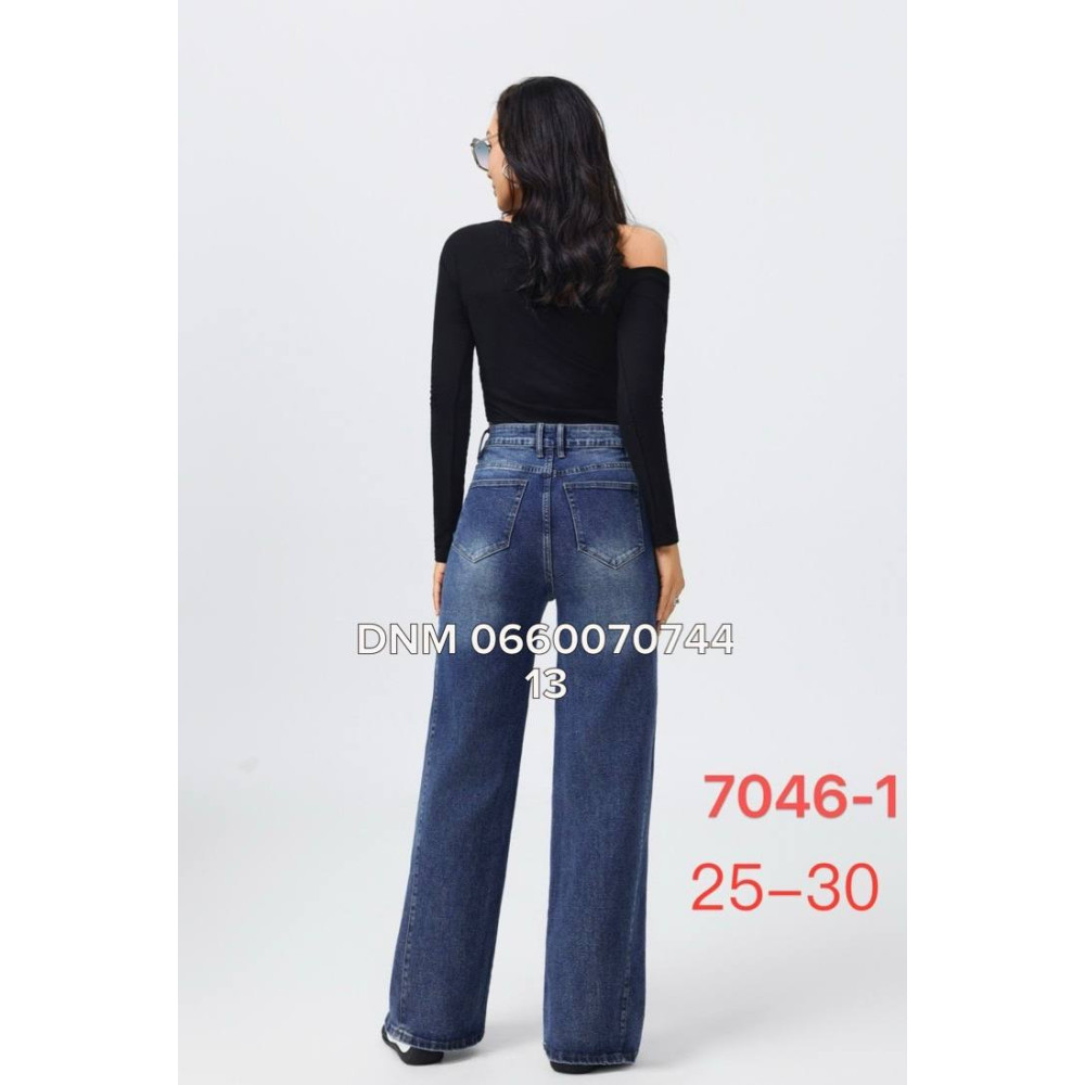 Jeleey  Wide leg джинси широкі синього кольору 25-30 7046-1