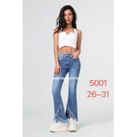 Jeleey  Кльош джинси блакитного кольору Flared 26-31 5001