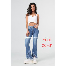 Jeleey  Кльош джинси блакитного кольору Flared 26-31 5001